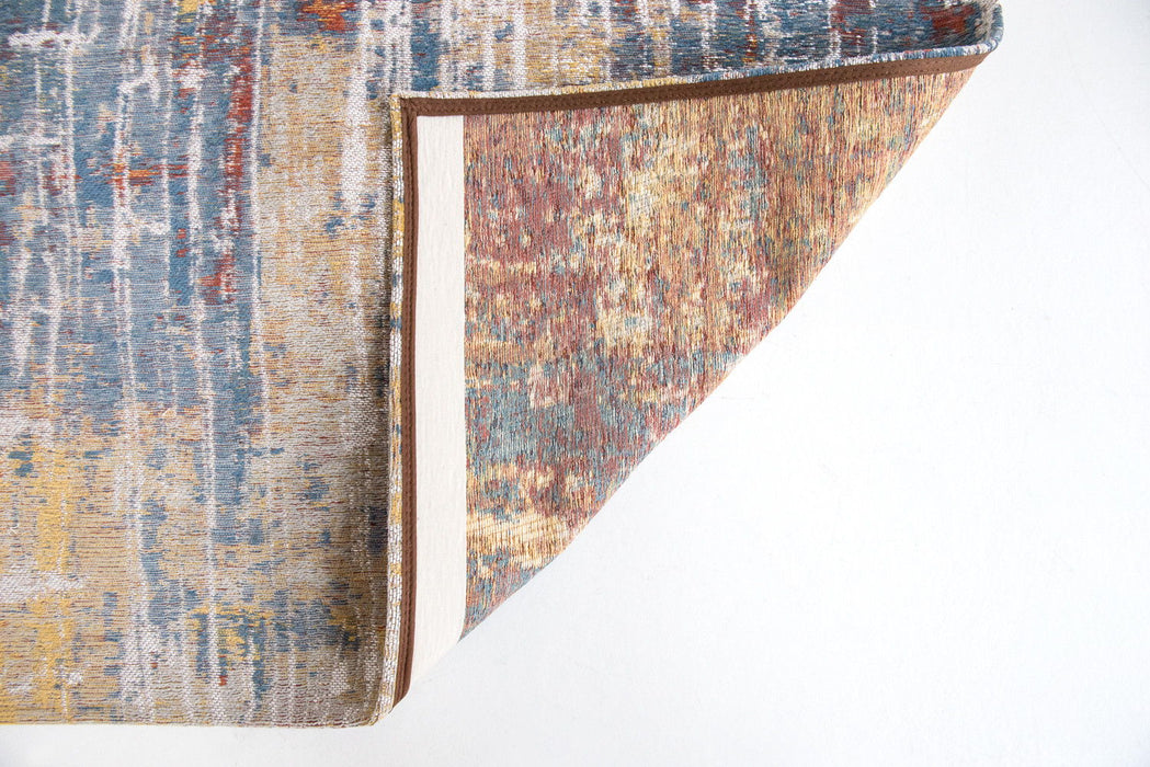 2.6' x 4.9' Abstract Non Skid Area Rug - White