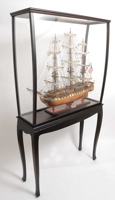14" Glass Standard Display Stand - Brown