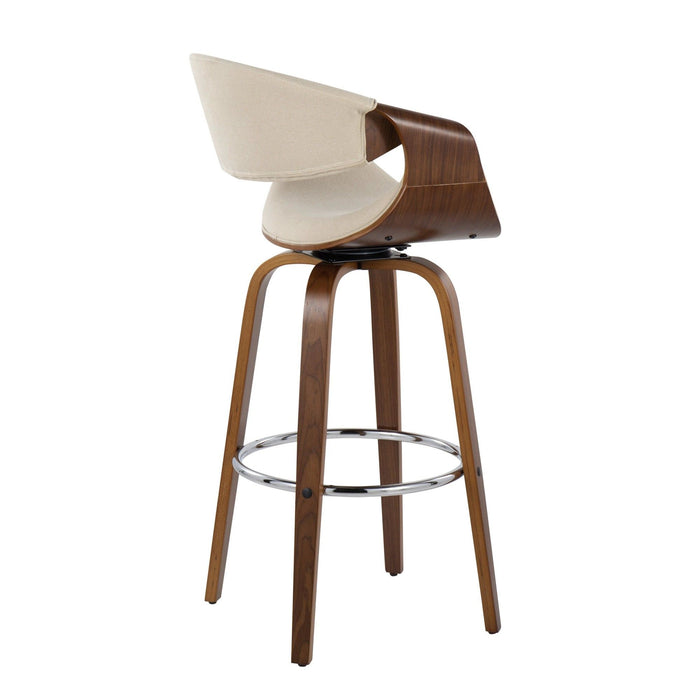 Curvini - 30'' Fixed-Height Barstool (Set of 2)