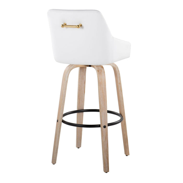 Hannah - 30" Fixed-Height Barstool With Swivel (Set of 2)