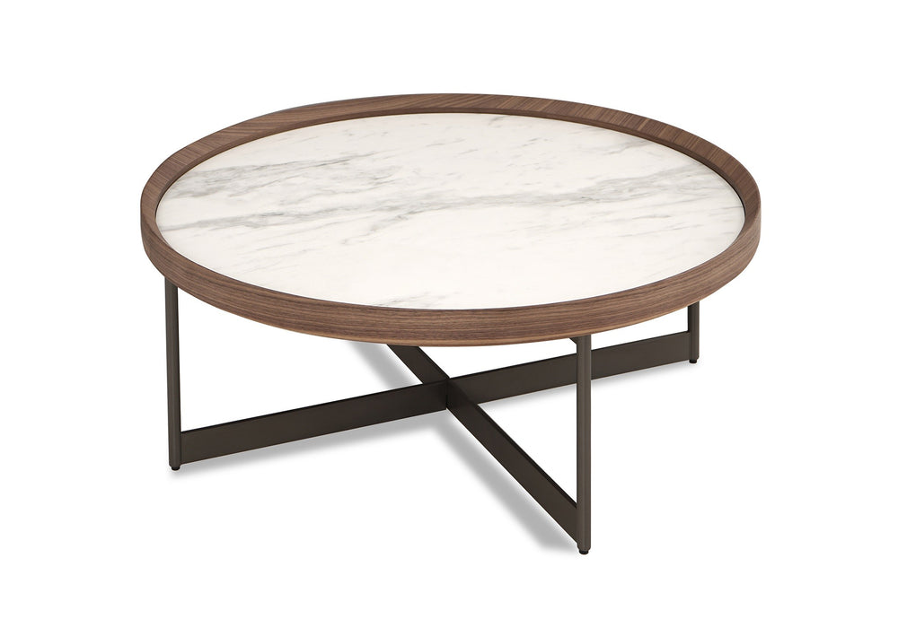 J & M Furniture LP 462E Coffee Table in Walnut