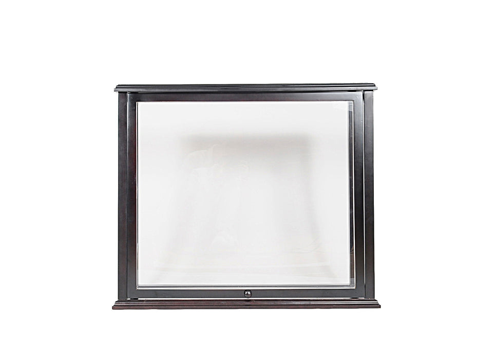 14" Glass Standard Display Stand - Black
