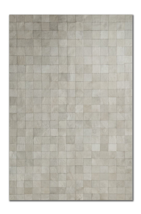 8' X 10' Cowhide Patchwork Area Rug (544477) - Gray