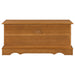 Paula cedar chest in honey finish by CoasterEssence, wooden storage furniture with hinged lid