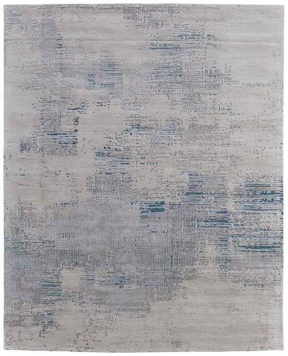 12' X 15' Abstract Hand Tufted Area Rug - Gray