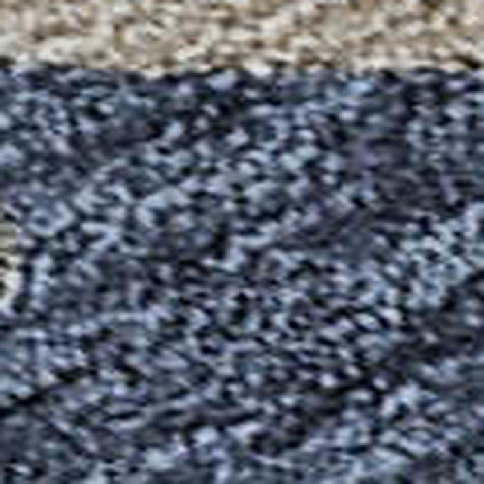 10' X 14' Floral Washable Area Rug With UV Protection (688498) - Navy Blue / Copper / Gray