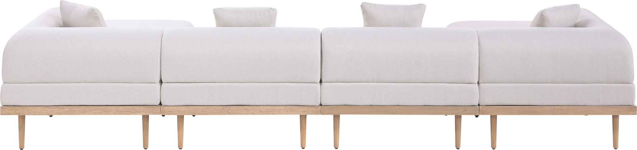 Laguna - 6 Piece 142" Outdoor Patio Modular Sectional