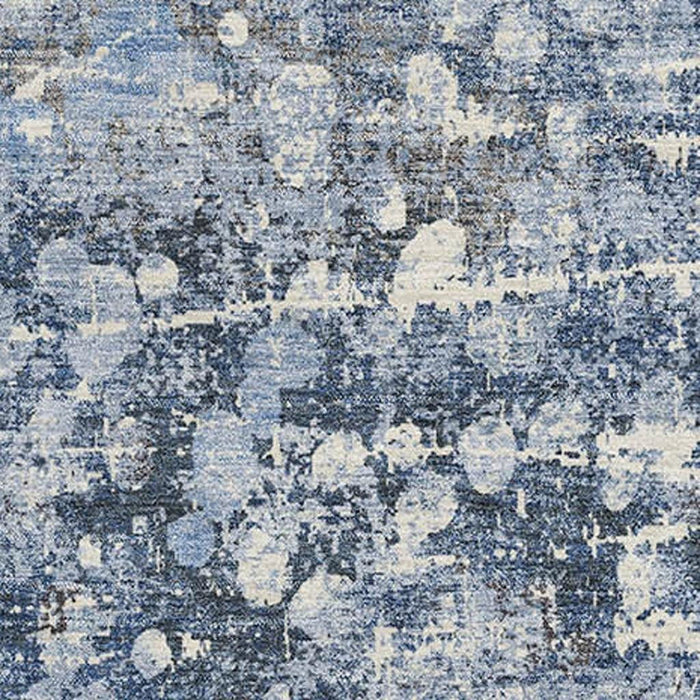 10' X 14' Abstract Washable Area Rug With UV Protection (718334) - Blue / Gray