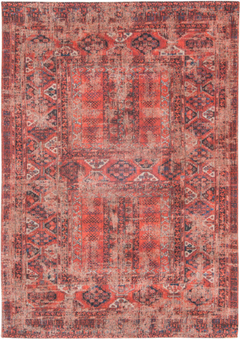 6' x 9' Oriental Non Skid Area Rug - Red