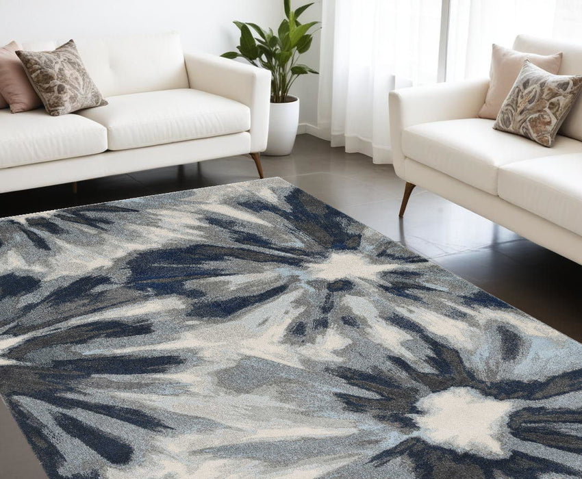 10' x 13' Area Rug - Ivory Blue