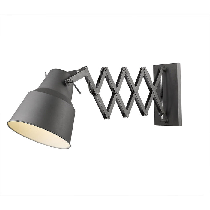 Plexus 1-Light Metal Sconce - Gray