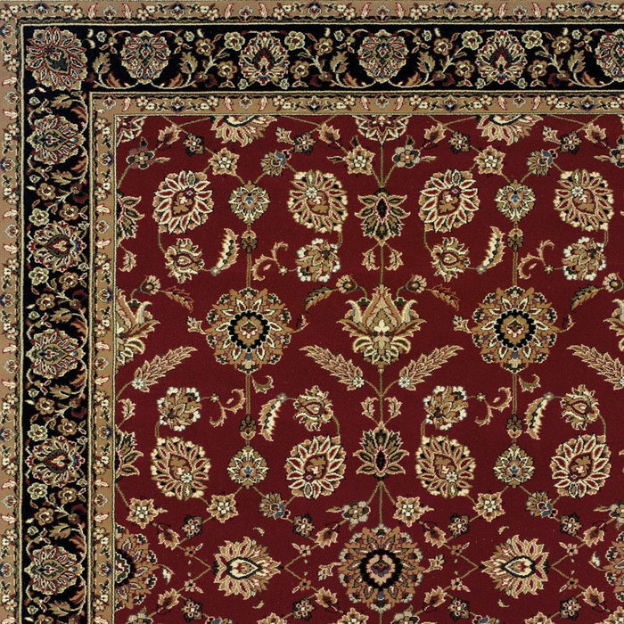 7' X 10' Oriental Area Rug (574365) - Red / Black