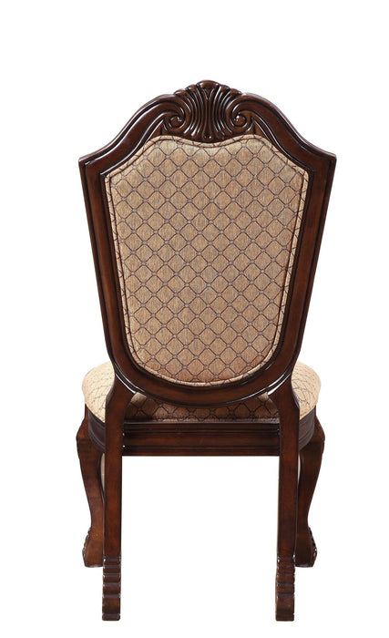 Upholstered Fabric Dining Side Chairs (Set of 2) - Tan