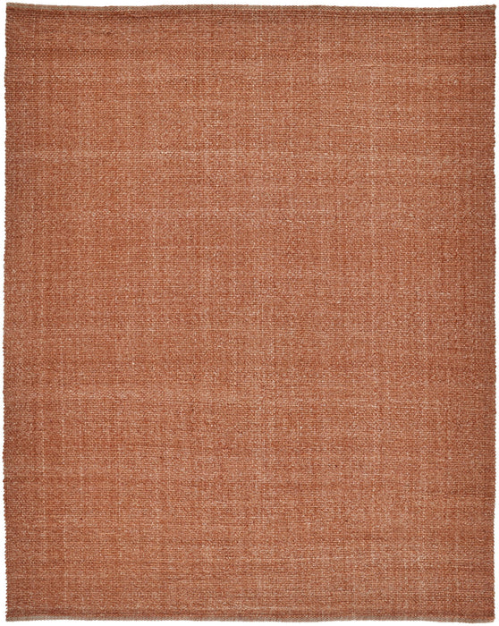 9' x 12' Hand Woven Area Rug - Orange