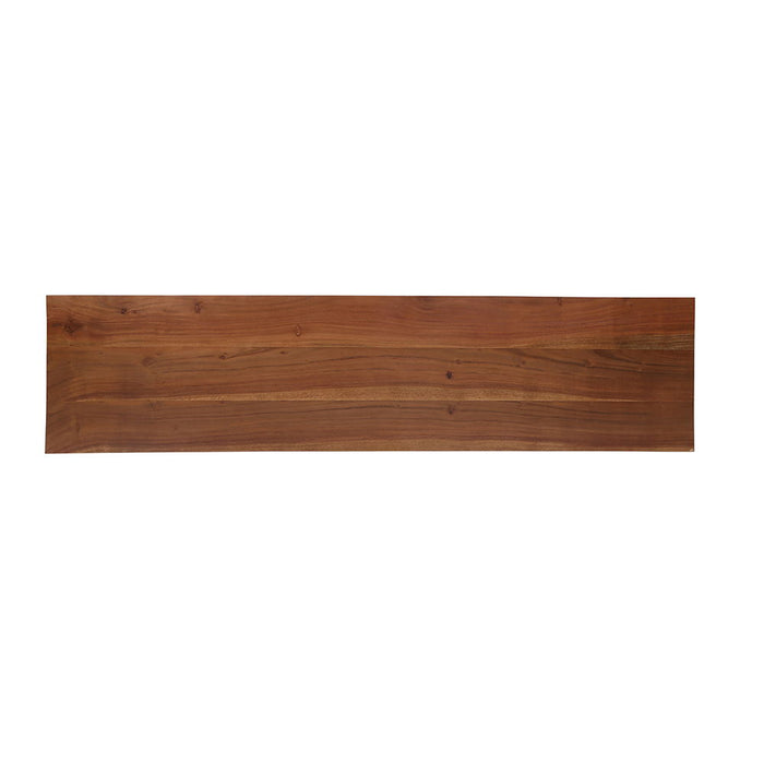 Asther - Acacia Wood TV Cabinet - Natural Wood / Brown
