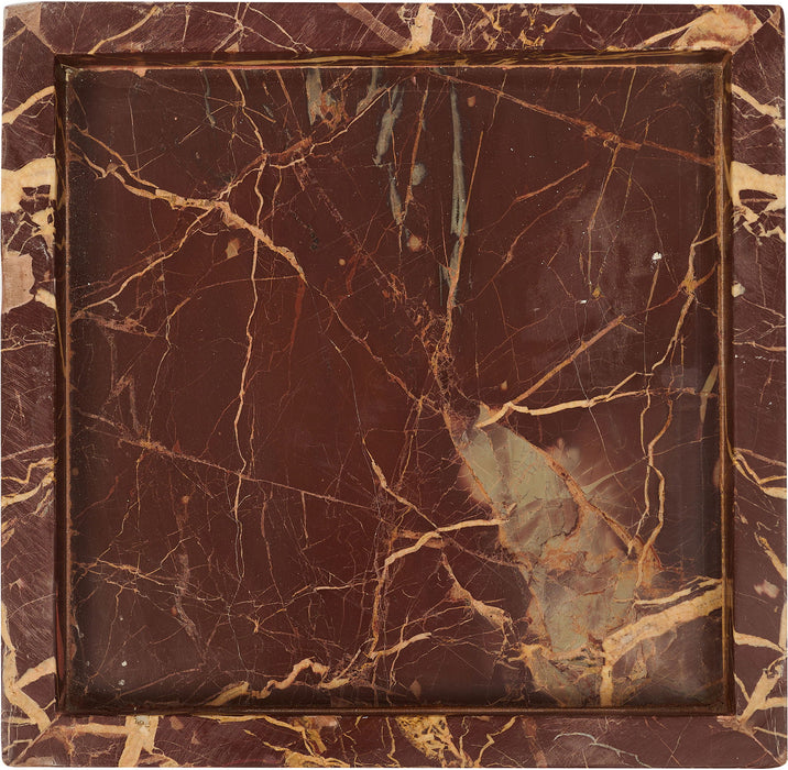 Elegant Michael marble tray by Meridian Furniture featuring polished genuine marble surface and sleek tray design.