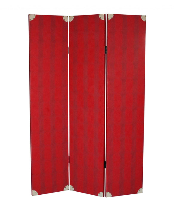 47" x 71" Wood Screen - Red