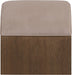 Velvet upholstered bench by Meridian Furniture featuring a sleek design and plush fabric, ideal for modern living spaces.