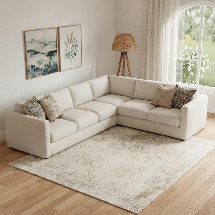 8' X 10' Geometric Area Rug (550306) - Beige