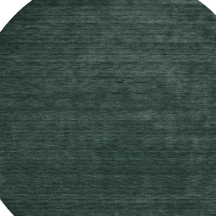 10' Hand Woven Round Rug - Green