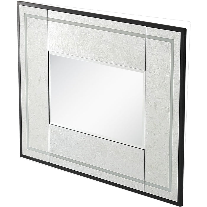 32" Framed Accent Mirror - Silver