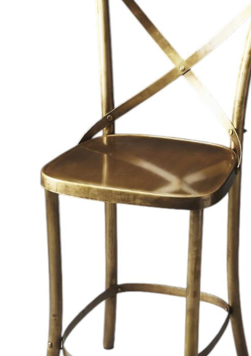 Iron Bar Chair - Gold