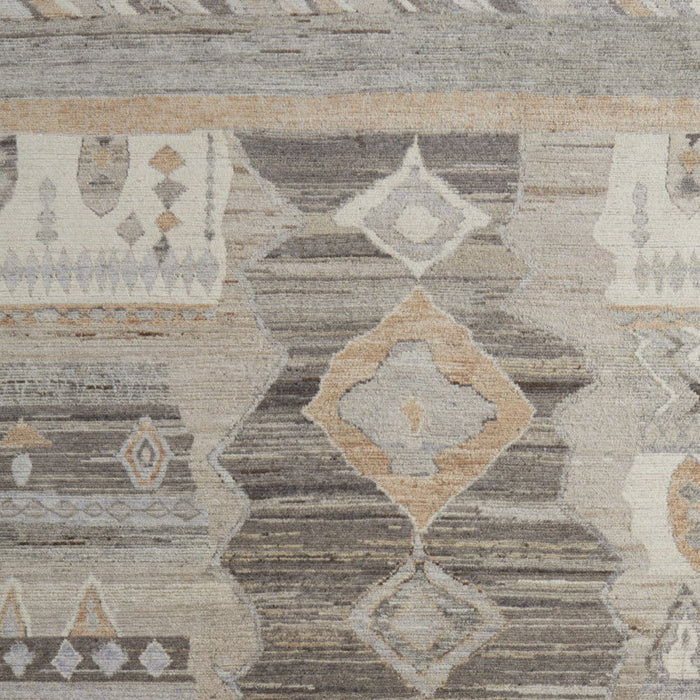 8' X 12' Moroccan Hand Knotted Area Rug - Ivory