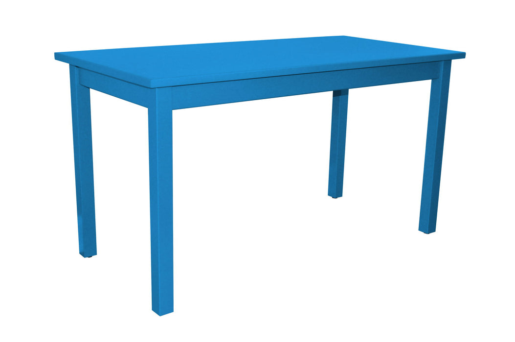 60" Solid Wood Dining Table - Caribbean Blue