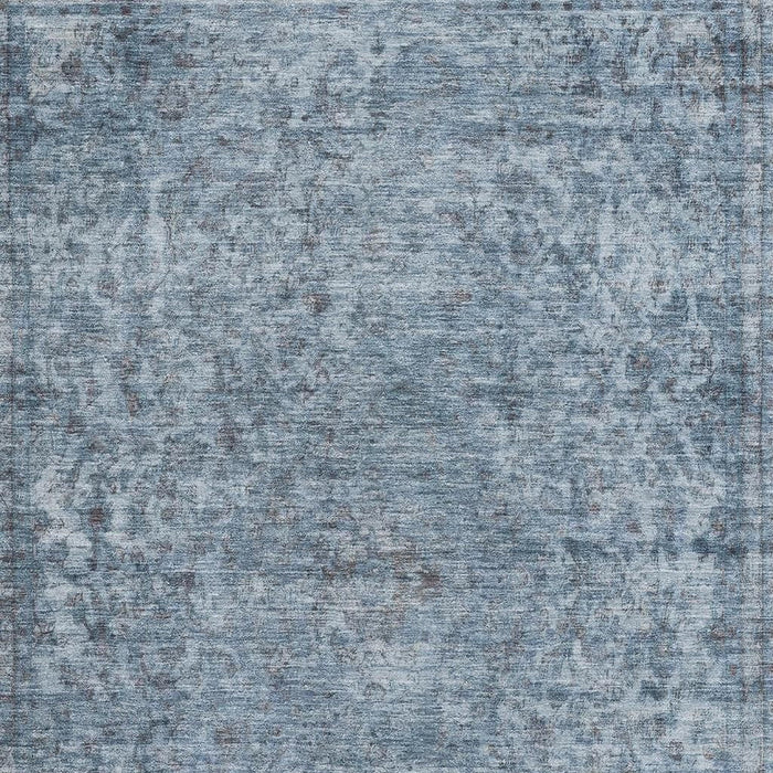 10' X 14' Oriental Washable Area Rug With UV Protection (695840) - Blue / Gray