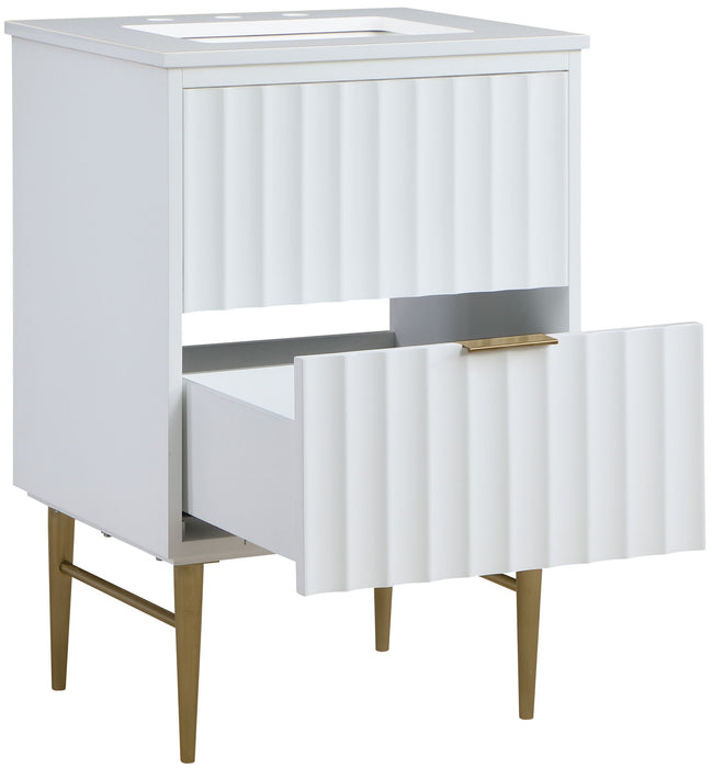 Modernist - Bathroom Vanity With Gold Legs