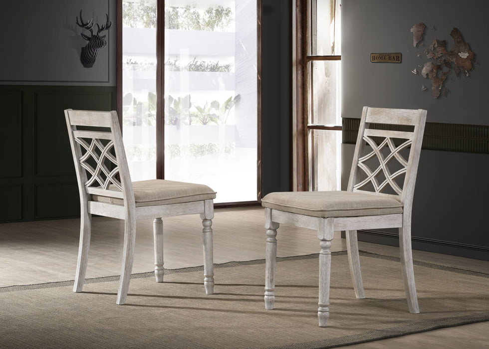 Giga Havanna wide chair set with off-white cushions, modern design, sturdy frames, and comfortable seating for indoor or outdoor use.