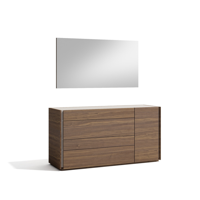 J & M Furniture Faro Premium Bedroom Sets in Walnut