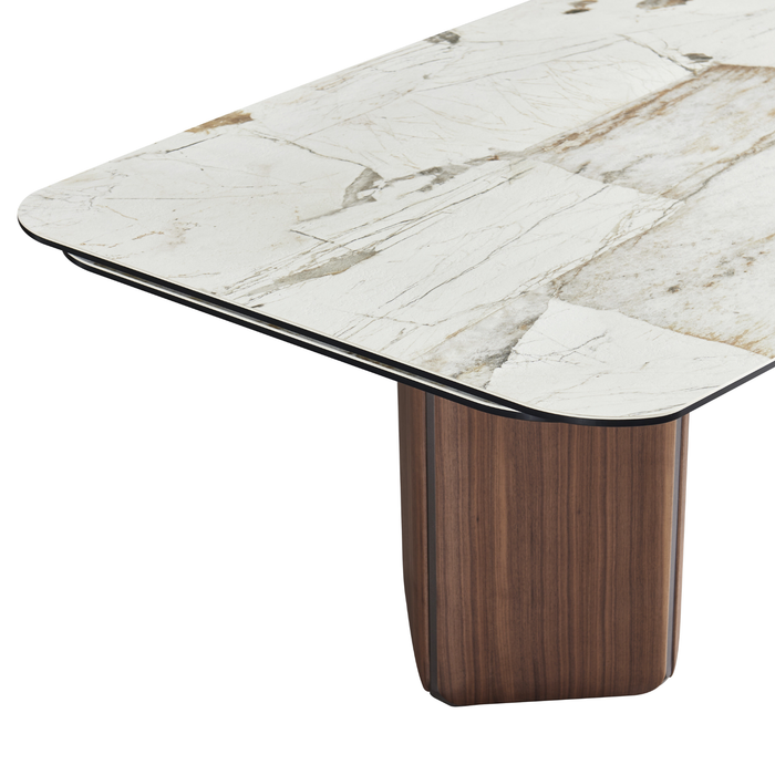 J & M Furniture RH Breccia Extension Dining Table