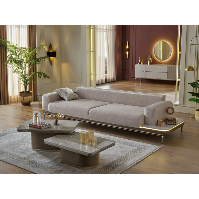 Bellona Estella Living Room Set - Cream