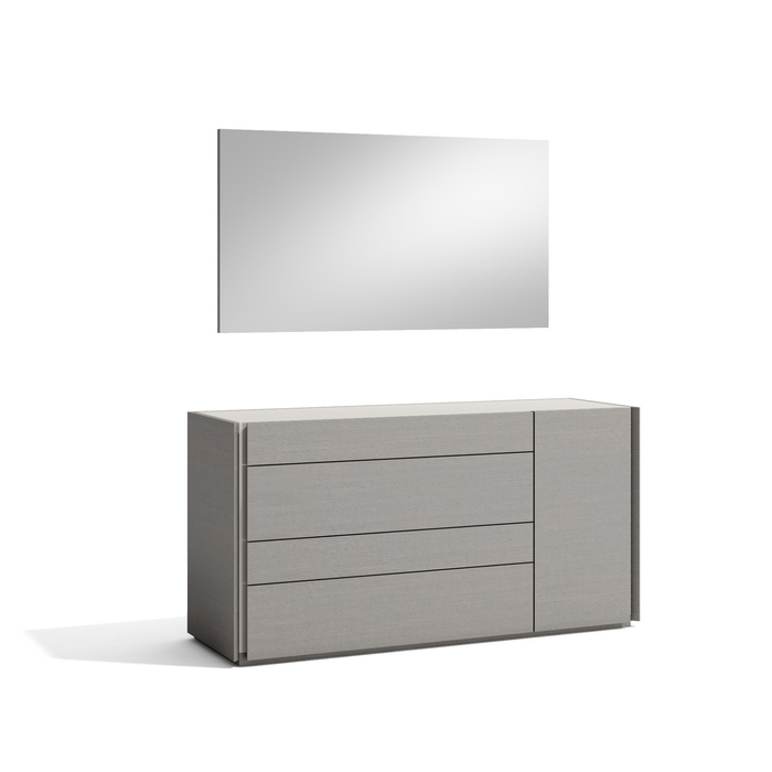 J & M Furniture Porto Premium Bedroom Sets in Grey
