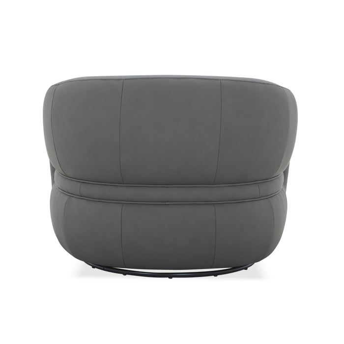 J & M Furniture Orbit Swivel Chair in Charcoal