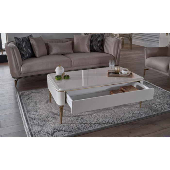 Bellona Plaza Coffee Table - Ivory