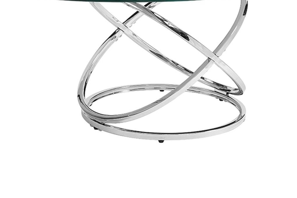 Modern Contemporary Cocktail Table Set - Chrome
