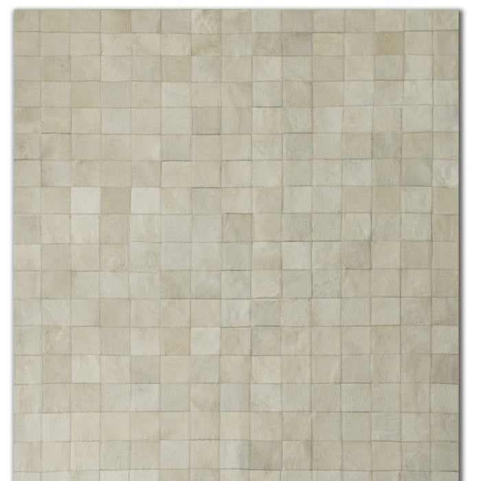 5' X 8' Cowhide Patchwork Area Rug (544480) - Off White