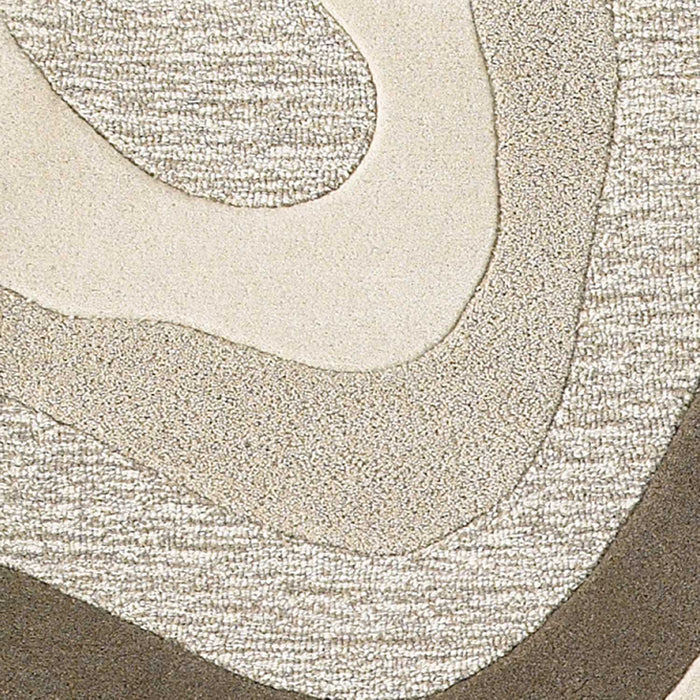 8' x 10' 6 Wool Area Rug - Natural