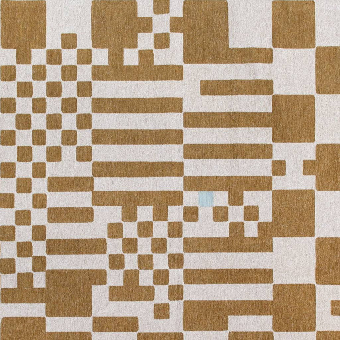 6' X 8' Geometric Washable Area Rug (551846) - Blue / Brown