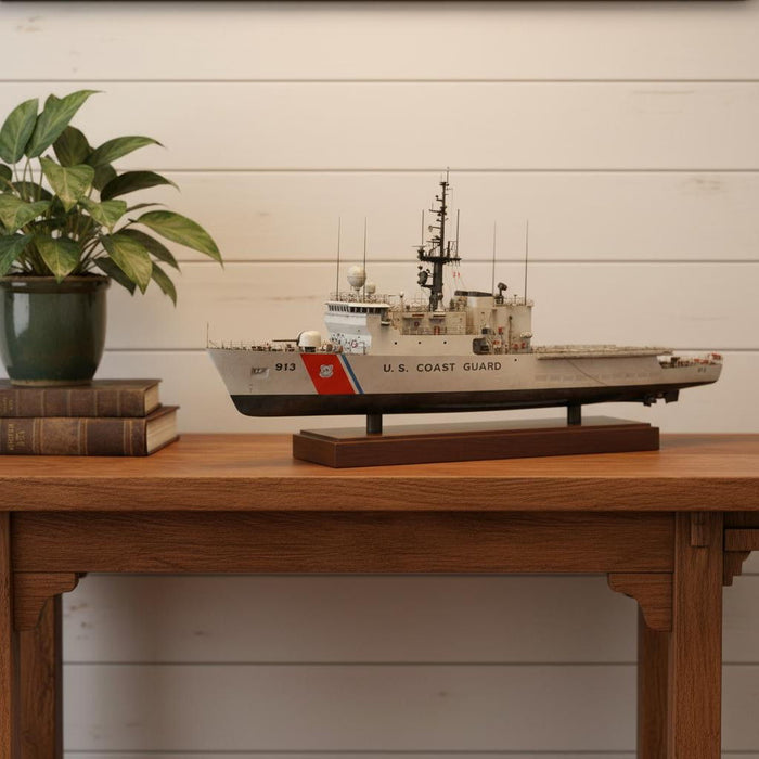 Hand Painted Model Boat (624396) - Beige
