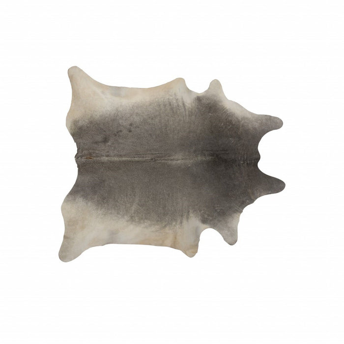 6' x 7' Cowhide Area Rug - Gray Natural