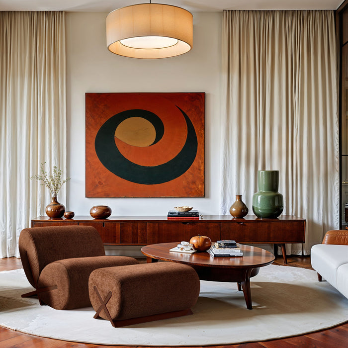 Akira - Fabric Upholstered Ottoman