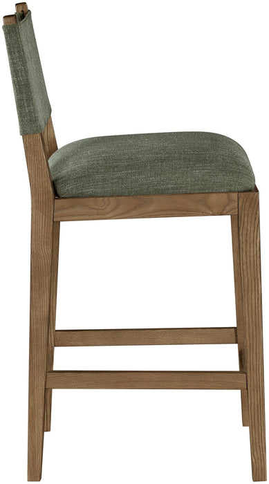 Avon - Linen Textured Performance Fabric Counter Stool