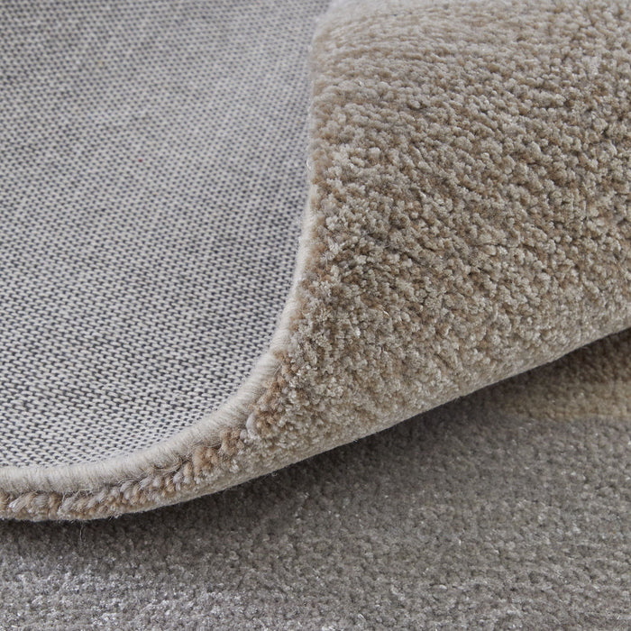 8' x 10' Abstract Hand Tufted Area Rug - Ivory And Gray