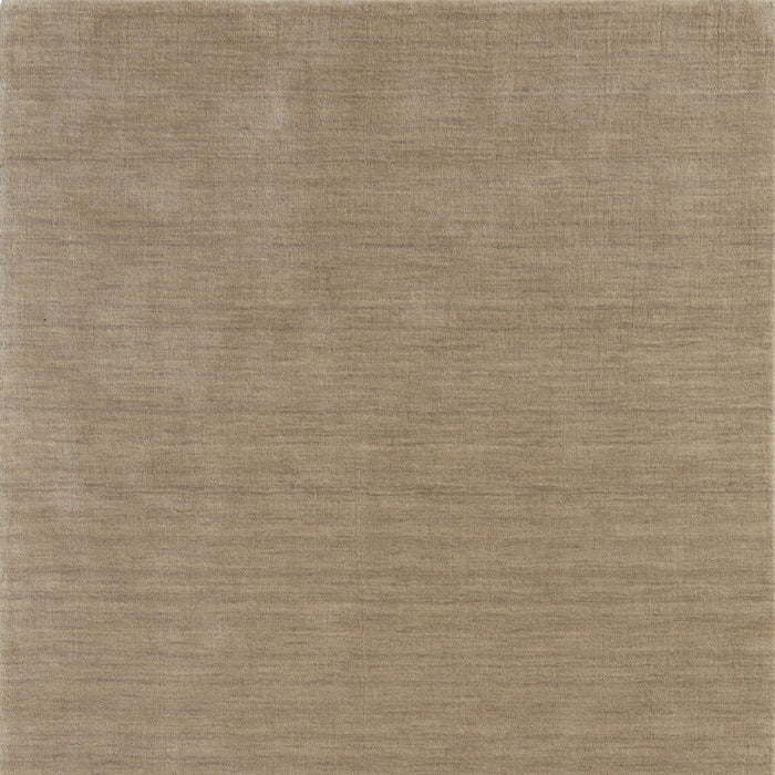 9' x 13' Wool Hand Woven Area Rug - Tan