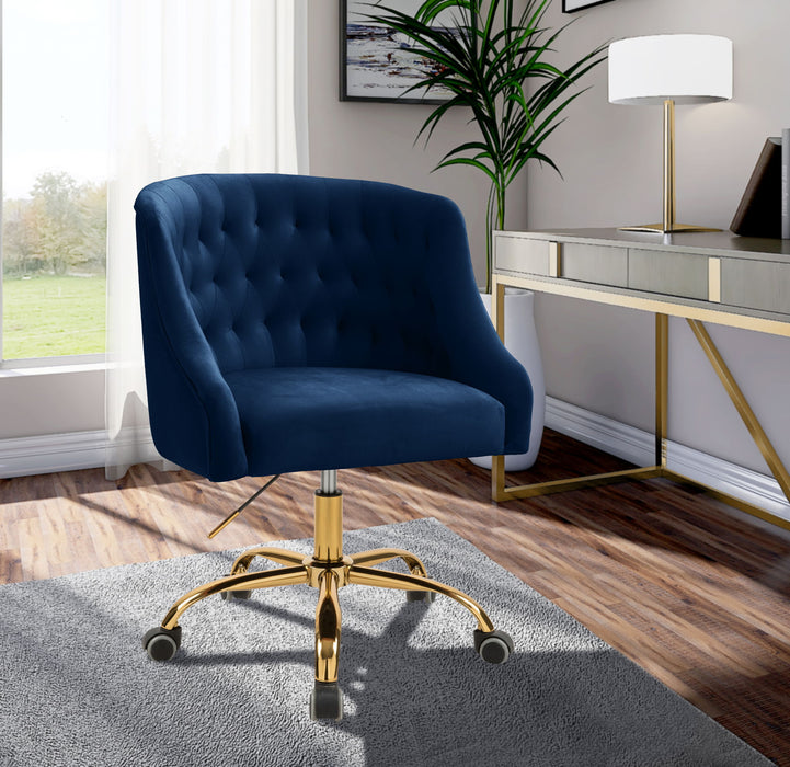 Arden - Office Chair with Gold Legs