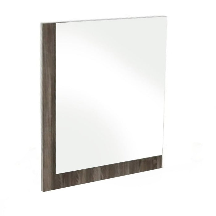 41" Wood Framed Mounted Dresser Mirror - Ebony
