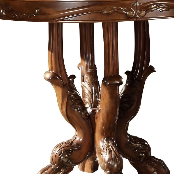 48" Solid Wood Dining Table - Brown